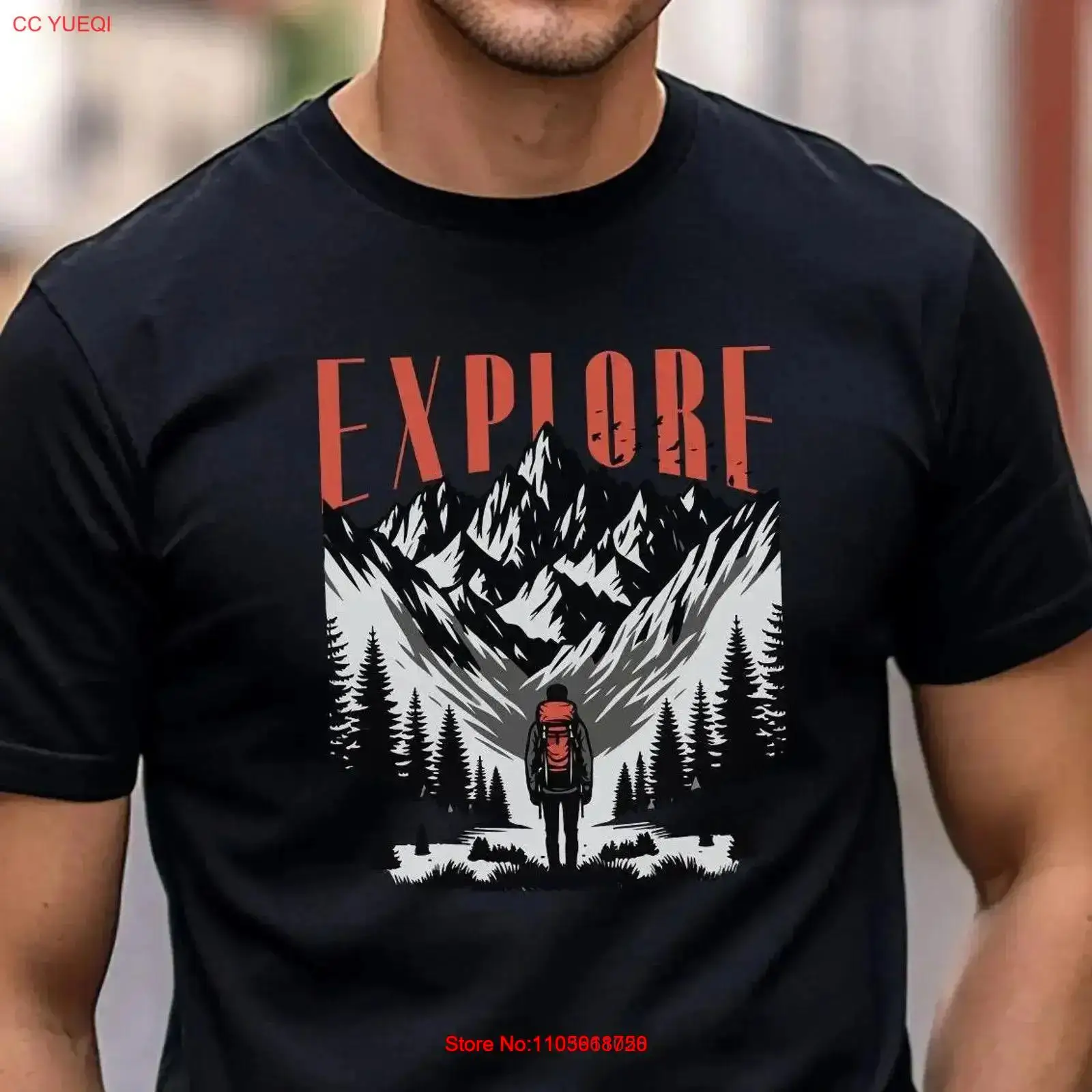 Outdoor Adventure Ideas - Wander-T-Shirt für Naturliebhaber, Herren, Abenteuer, Berge,