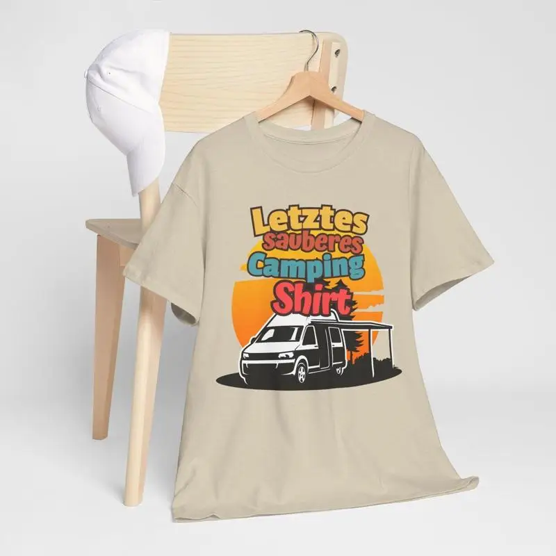Outdoor Adventure Ideas - Last Clean Camping T-Shirt, lustig für