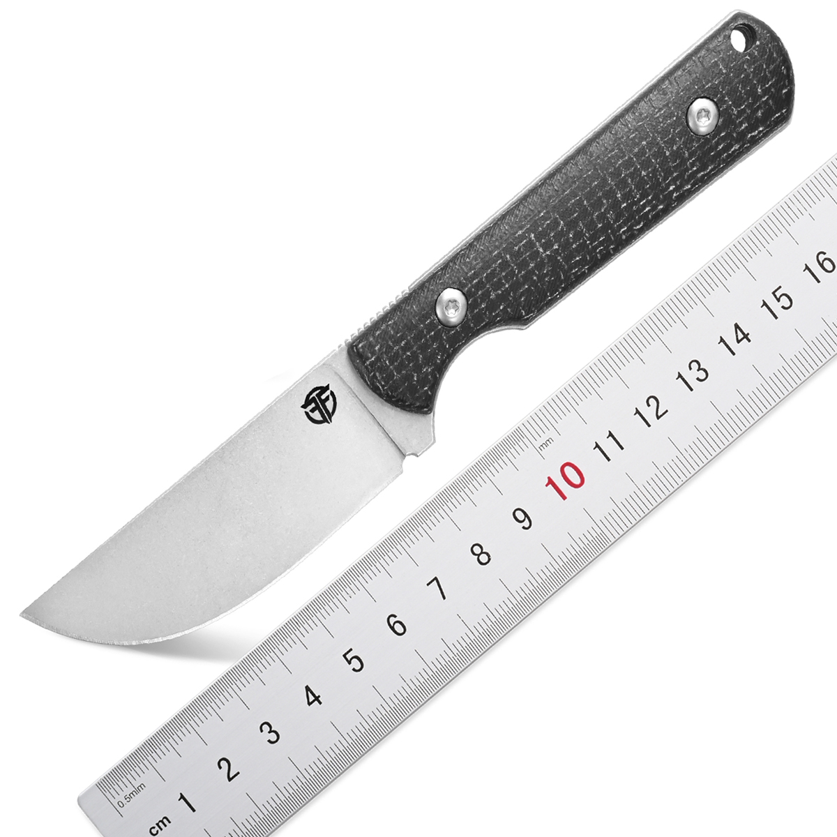 Survival Knife Full Tang - Eafengrow FF100 Messer mit feststehender Klinge,