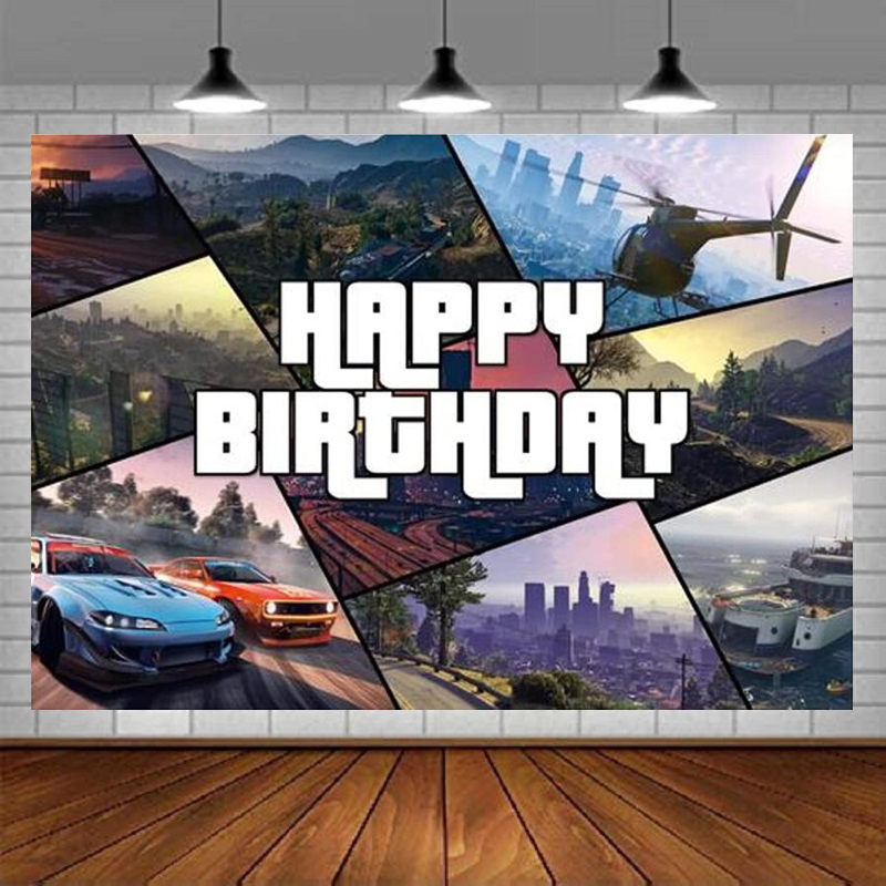 Outdoor Adventure Background - Fotografie-Hintergrund für Jungen, „City Adventure Happy