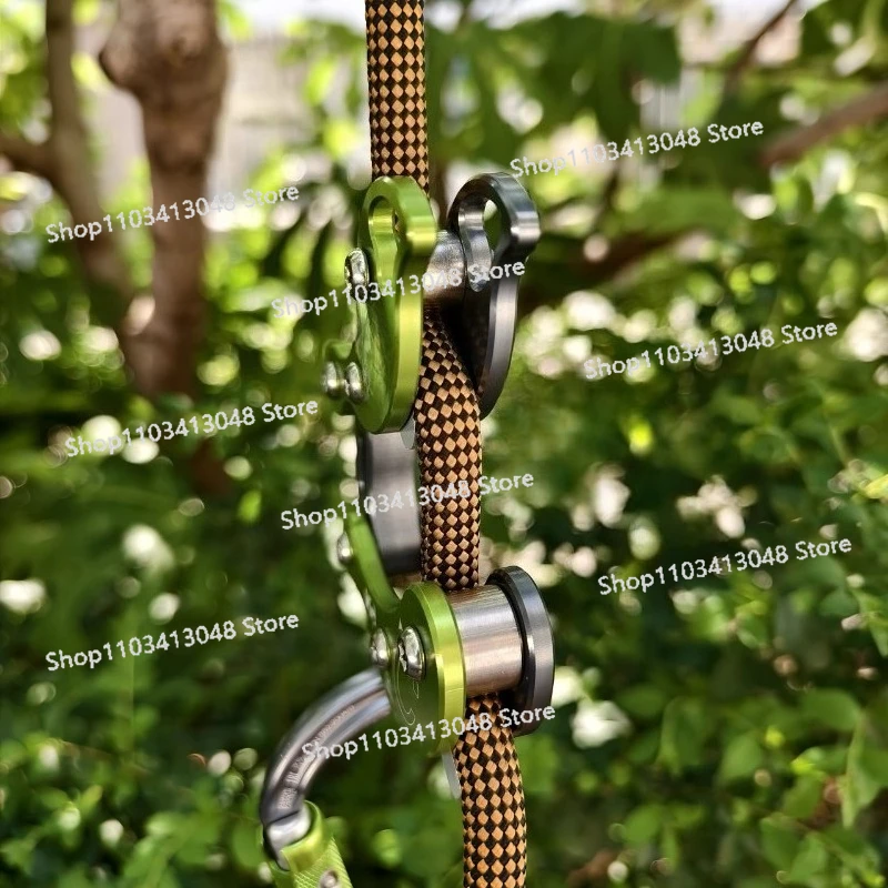 Outdoor Adventure With Kids - Acht-Ring-Kletterbaum mit mechanischem Griff ohne Seil