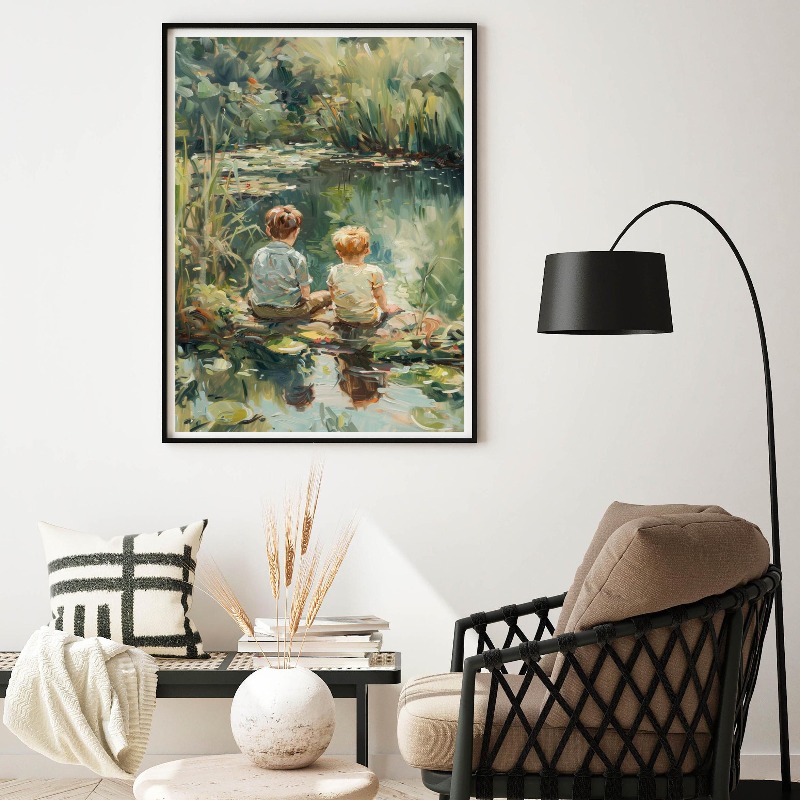 Vintage Jungenzimmer Kunst Pos – Outdoor Adventure Boys Bewertung und Preis