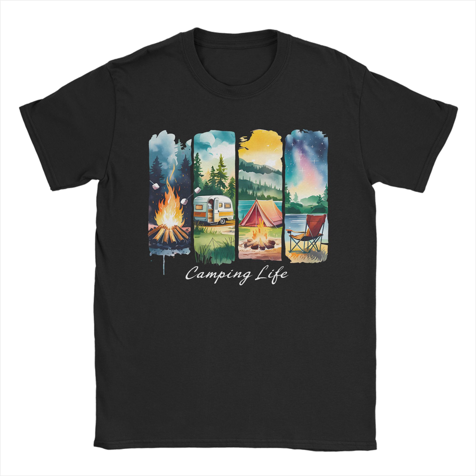 Camping Life T-Shirt RV Zelt L – Outdoor Adventure Rv Bewertung und Preis
