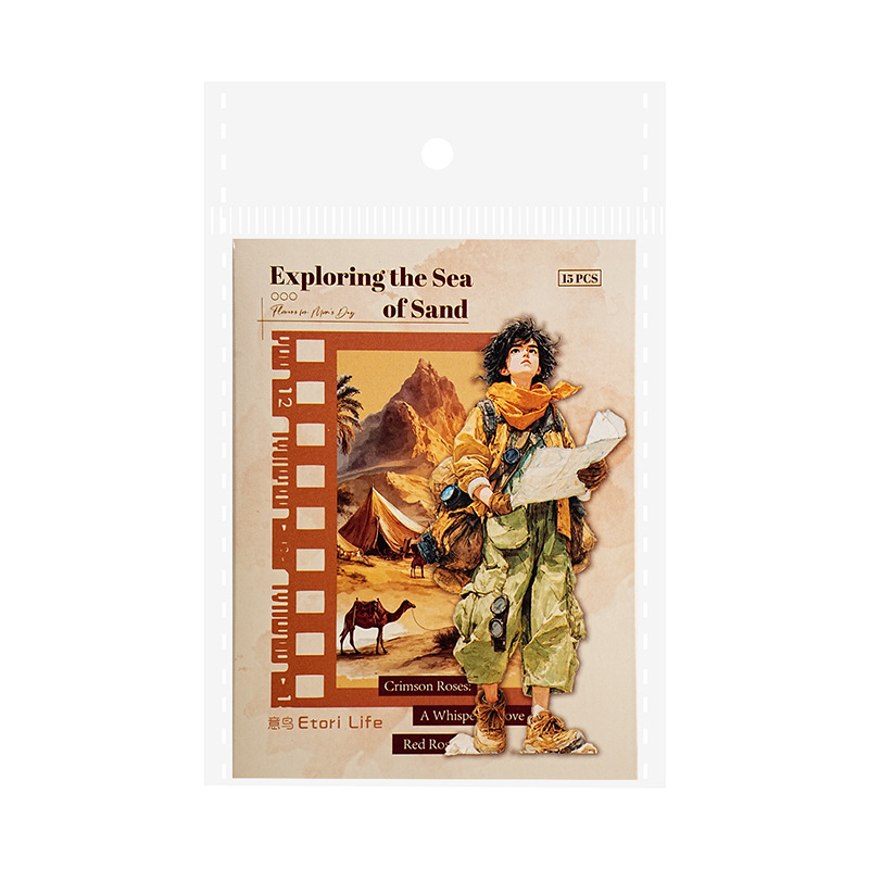 Aufkleber-Set, 15 Blatt, Abent – Outdoor Adventure Background Bewertung und Preis