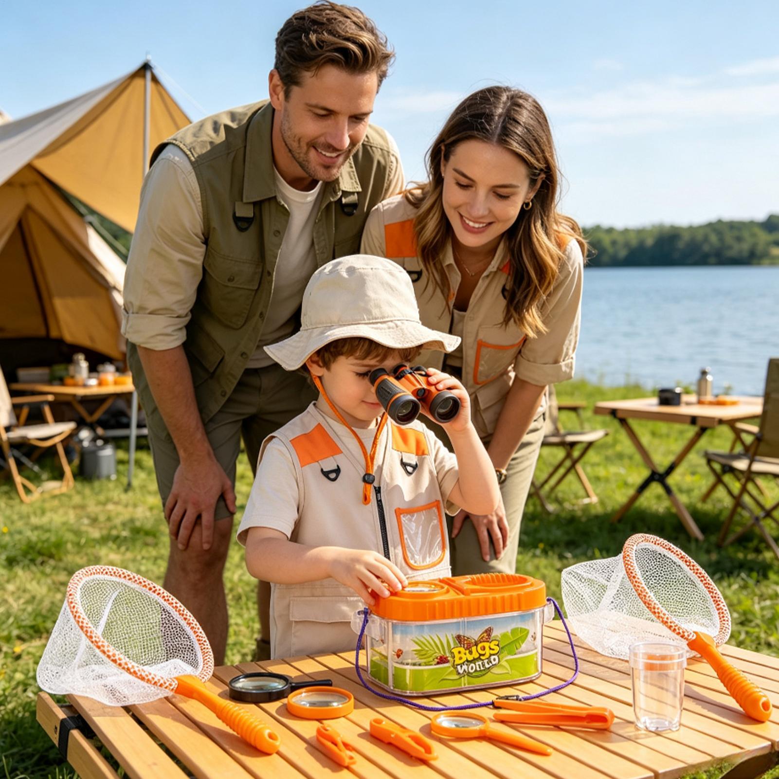 Kinder-Abenteuer-Set mit Lupe  – Outdoor Adventure Boys Bewertung und Preis