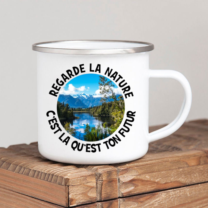 Forest Camp Emaille-Kaffeetass – Outdoor Adventure Ideas Bewertung und Preis