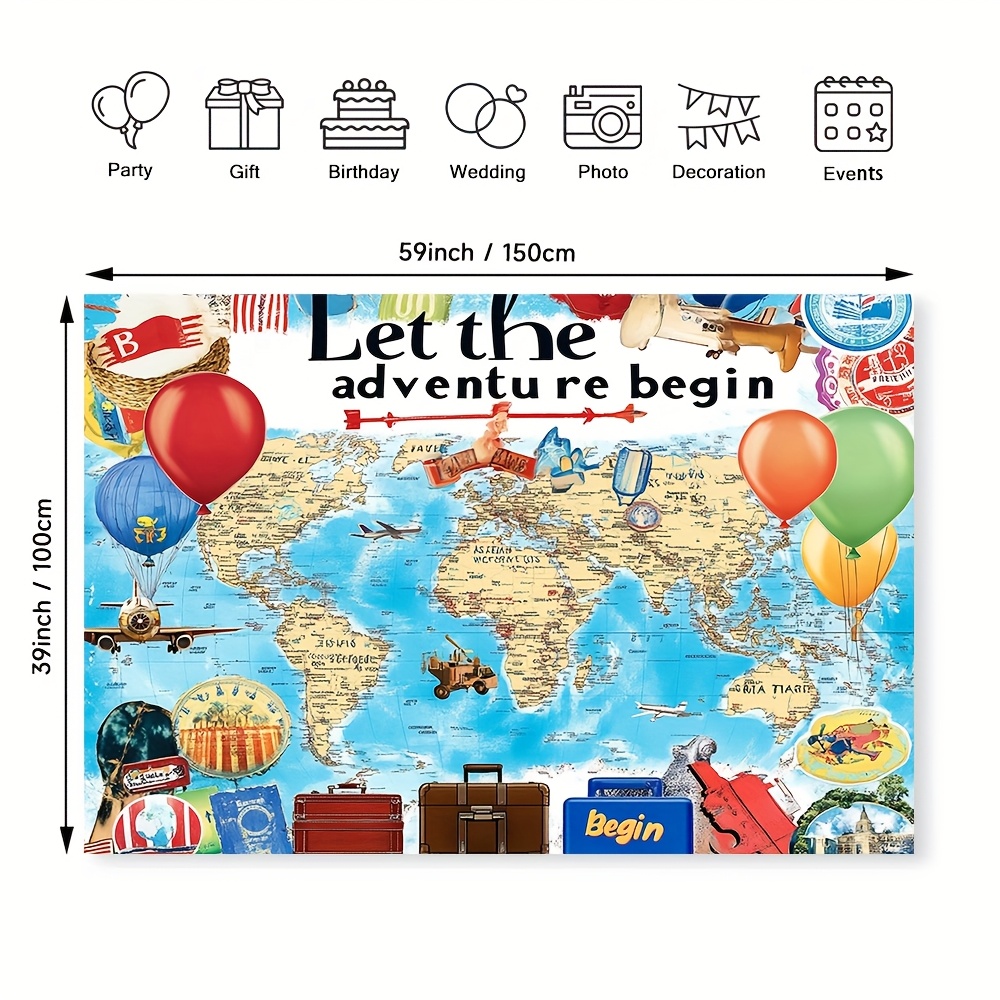 1-Weltkartenhintergrund „Let t – Outdoor Adventure Background Bewertung und Preis