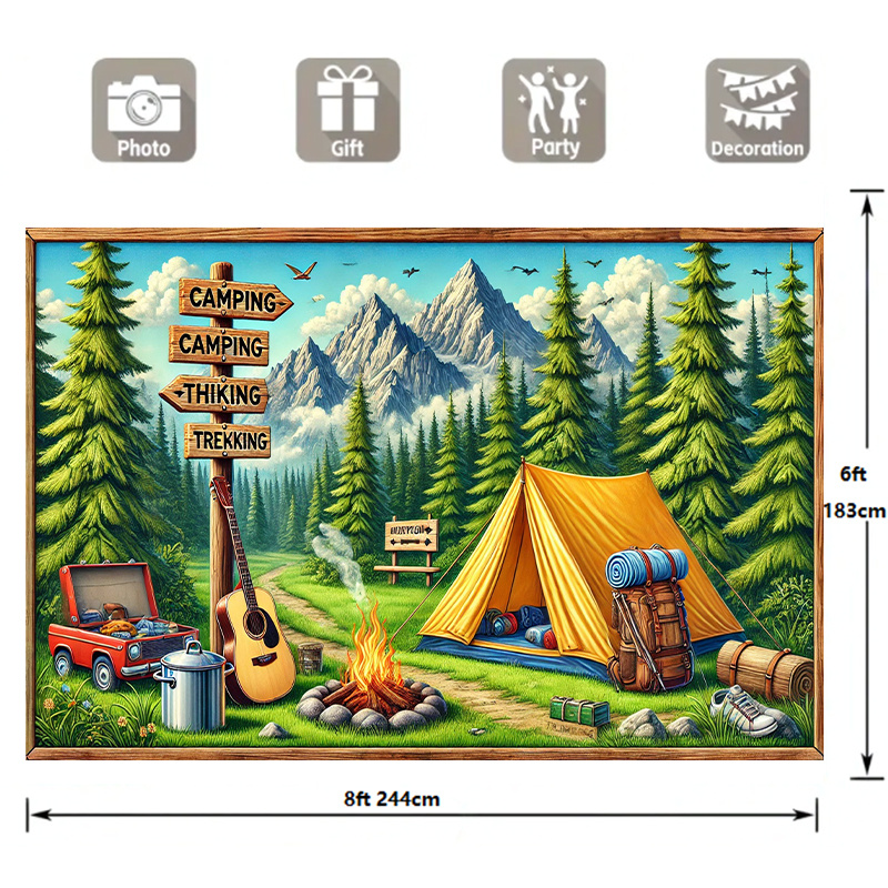 1, Camping- und Outdoor-Abente – Outdoor Adventure Background Bewertung und Preis