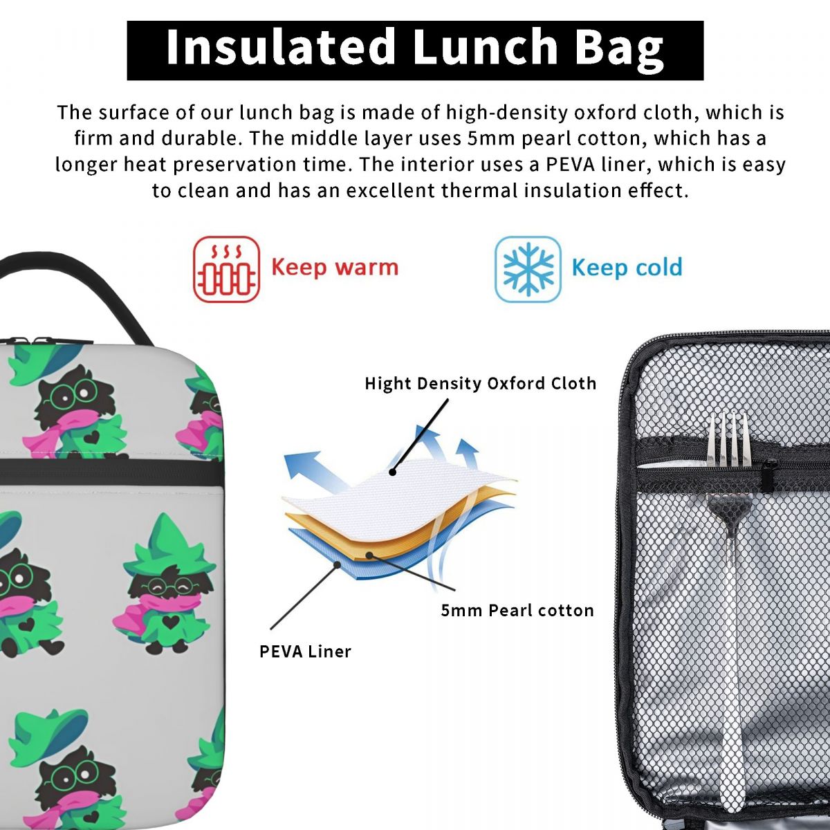 Deltarune Isolierte Lunchtasch – Outdoor Adventure Boys Bewertung und Preis