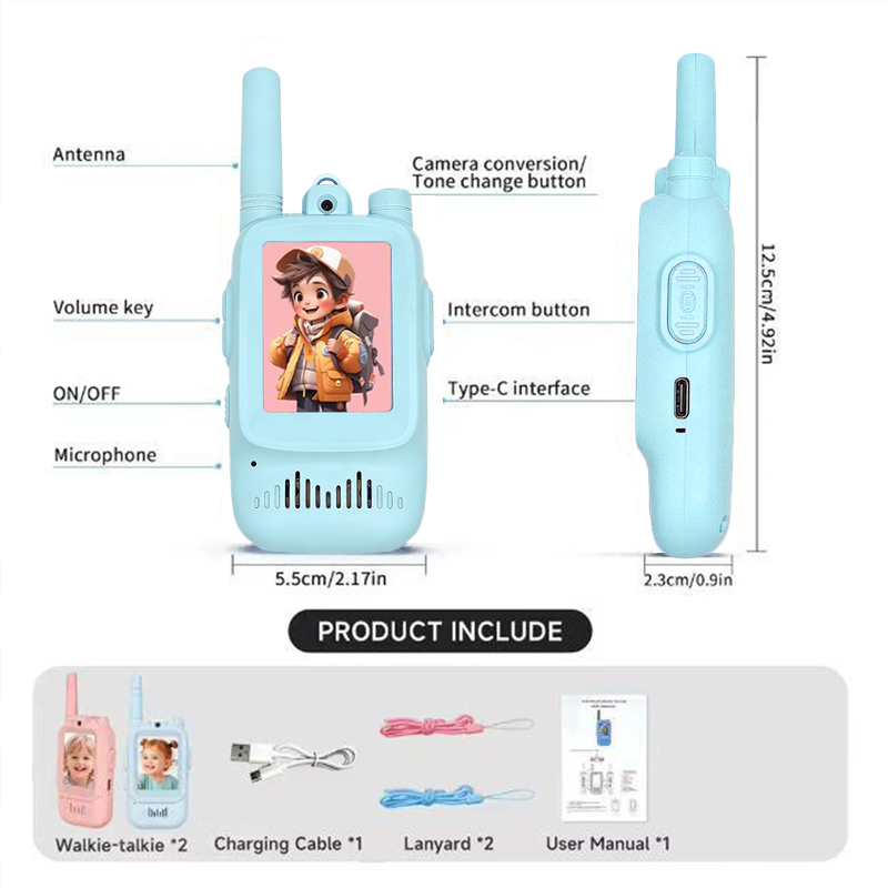 2 Stück Kinder-Video-Walkie-Ta – Outdoor Adventure With Kids Bewertung und Preis